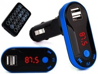 BLUETOOTH TRANSMITTER FM 2 USB NABÍJAČKA MP3 RÁDIO