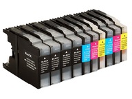Atrament Premium Toner & Ink LC-1240-10X-PREMIUM-XL pre Brother set