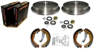 Барабаны колодки подшипника набор vw passat b3 b4 задний 230mm