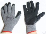 Pracovné rukavice Ochranné sivé veľ.10