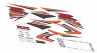 Наклейки suzuki gsx-r-1000 2007 pomaran-czarny