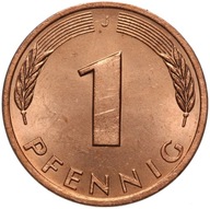 Nemecko NSR - minca - 1 Pfennig 1979 J - Hamburg - MINCOVNE - Stav UNC