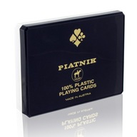 2 X SUPER KARTY DO GRY 100% PLASTIK PIATNIK POKER