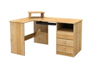 Písací stôl ELKA rohový - DSI-meble drevené borovicové