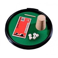 Piatnik Kości pokerowe z tacką, kubkiem i bloczkiem do zapisu