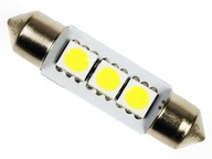 Žiarovka 3 LED C5W C10W SMD 5050 RÚRKA 42 mm