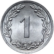 Tunisko - mince - 1 Millim Milim 1960 - MINCOVNÍ STAV - UNC