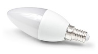 LED IZZÓ E14 6W GYERTYA SMD2835 SEMLEGES FEHÉR