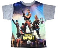 BATTLE ROYALE POĽSKÉ TRIČKO VEĽ. 128 3D FORTNITE