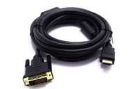 KABEL HDMI-DVI Z FILTRAMI VITALCO DSKDV24 24+1 5M