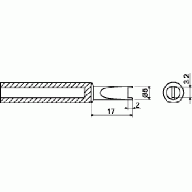 Hrot 960-T-R Quick pre demontáž CHIP 3,2x2x1mm