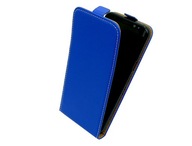 ETUI GUMA Z KLAPKĄ do HTC Desire 816/820 niebieski Case Pokrowiec