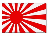JAPAN RISING SUN JDM NAKLEJKA FLAGA ODBLASKOWA
