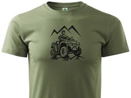 TRIČKO FORESTMAX KHAKI PRINT ATV QUAD OFF ROAD