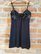 biust z kokardą cekiny ATMOSPHERE NOWA