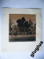 AKWARELA KODEŃ NAD BUGIEM 1982 R