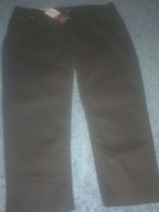 Czarne spodnie rozciągliwe nowe z metką roz46