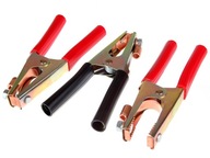 Żabki Zaciski Klamry do przewodów rozruchowych 900A 4szt komplet plus minus