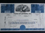 ART DECO FUND OF LETTERS 1969