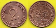 RFN - 2 Pfennig 1969 r. F