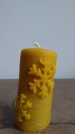 ŚWIECA z WOSKU PSZCZELEGO NATURALNA
