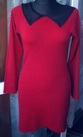 ^^sliczna sukienka bordo r 36-40