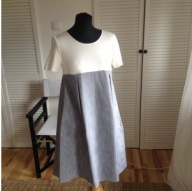 Sukienka Oversize lub ciążowa marki BOHOBOCO r. 38