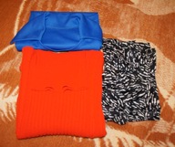 Dwie bluzki i golf RETRO PRL VINTAGE - ZESTAW