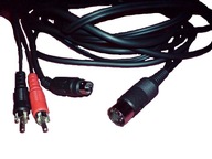 Kabel 2,5m GOLD S-VIDEO ATARI 65XE 800XL SVHS dla SMART