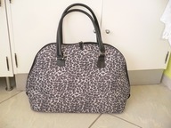 NOWA TOREBKA panterka CZARNO BIALA duza A4