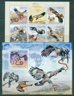 GUINE BISSAU. PTAKI DRAP.AFR. Mi Bl+ ark.A** 2009r