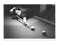 Pocztówka - Kobieta i ostatnia bila, czyli Bilard