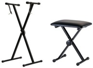 Stojan stojan pod klávesnicou + stolička stolice
