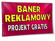 Baner Reklamowy Banner PCV 1m2 PROJEKT GRATIS