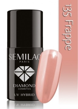 Semilac Beige Hybrid POLISH 7ml - Нежные, элегантные ногти