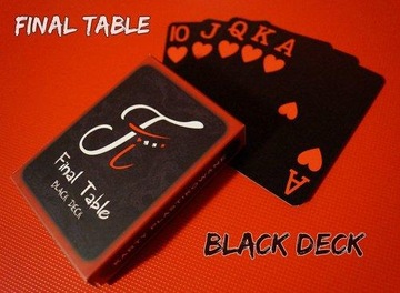 Игральные карты для детей СТОЛ BLACK DECK для игр