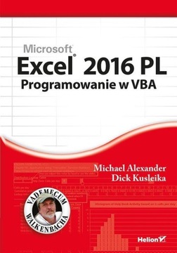 ПРОГРАММИРОВАНИЕ В EXCEL 2016 PL НА VBA VADEMECUM WALKEN