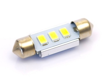 LED 3 SMD 5630 canbus C5W C10W ТРУБА CAN BUS 36 мм