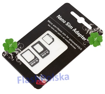 NANO MICRO SIM АДАПТЕР Iphone HTC SONY LG GSM 4в1