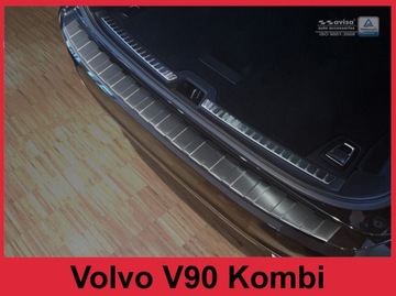 VOLVO V90 Черная накладка на задний бампер