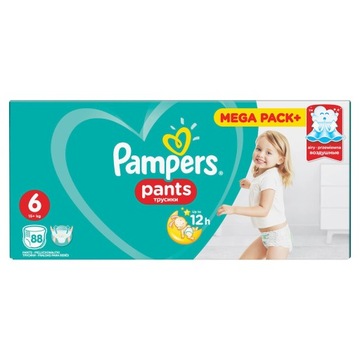 Pampers Pants 6 подгузники-трусы 15+ кг 132 шт.