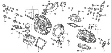 Прокладка крышки HONDA GX GXV вкл. 12391-ZJ1-000