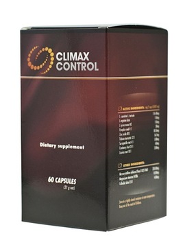 CLIMAX CONTROL 60 капсул ЗАДЕРЖИВАЕТ эякуляцию на 30 минут.