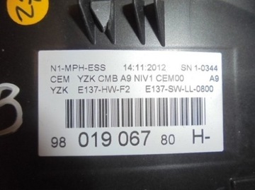 фото thumb №3, Peugeot 208 спидометр приборы 9801906780 англия