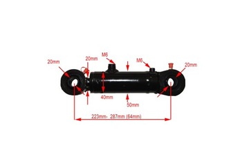ГИДРАВЛИЧЕСКИЙ ЦИЛИНДР СМТ-2 40x20x64 L=223