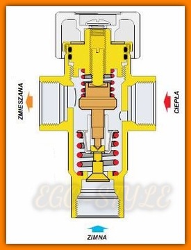 CALEFFI MIXER Термостатический клапан 1/2' 520430