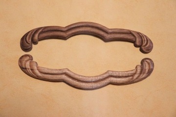 Dekor 14x3,5cm, ornament, sztukateria 2szt- D065