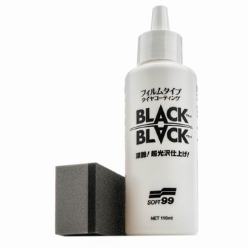 SOFT99 BLACK ЧЕРНАЯ ЗАПРАВКА ДЛЯ БЛЕСК ШИН 60 ДНЕЙ