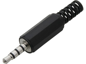 WTYK JACK 3.5mm 4-POLOWY na kabel PROFES.