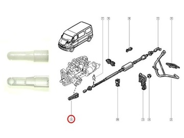 КРЫШКА РАЗЪЕМА КАБЕЛЯ ГАЗА RENAULT MASTER 7700759336